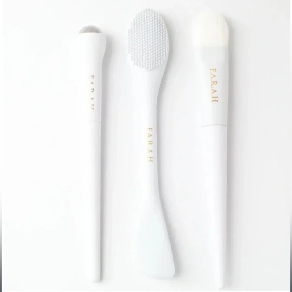 New F.A.R.A.H. Skincare 3pc Brush Set